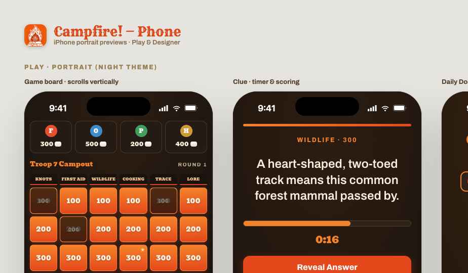 Campfire on iPhone